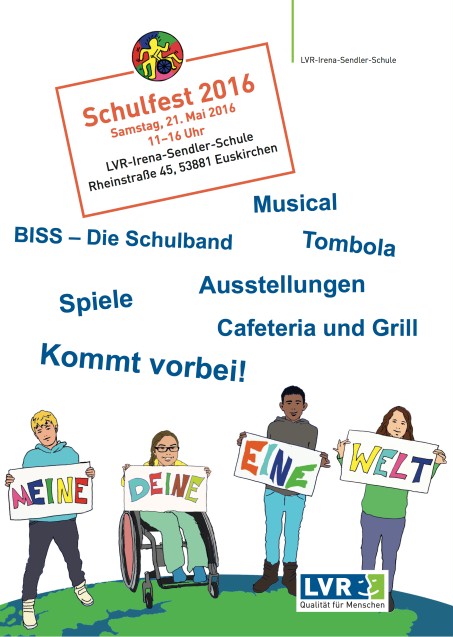 Plakat des Schulfestes