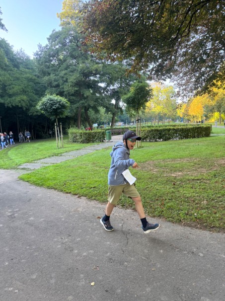 SchülerInnen der LVR Irena Sendler Schule beim Lebenslauf 2025